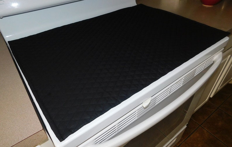 Glass Top Stove Cover and Protector Quilted Material Etsy