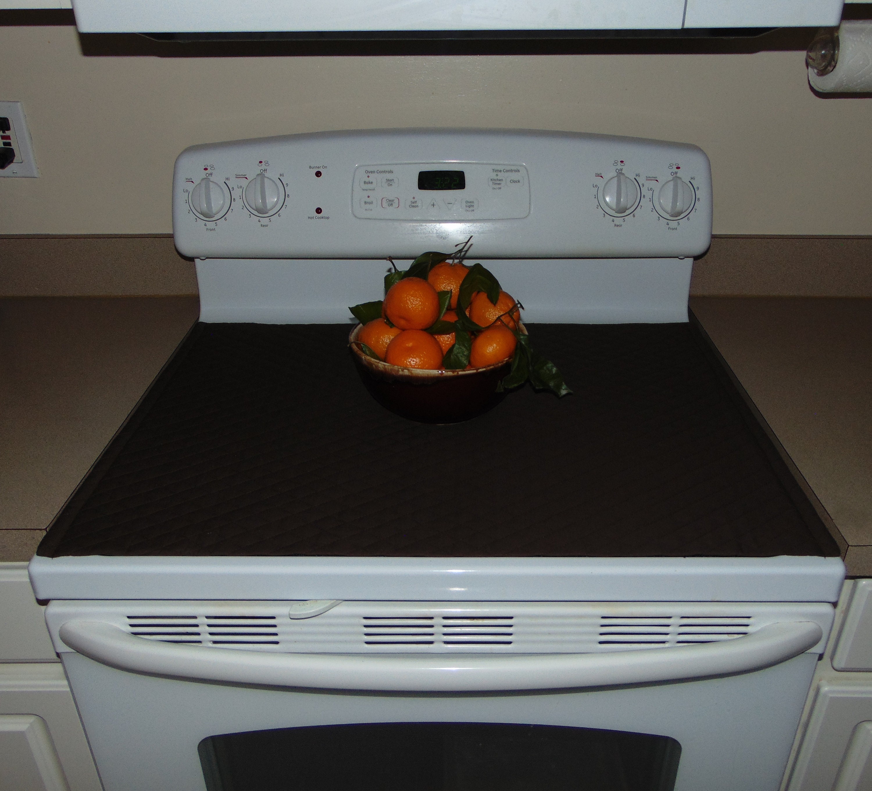 Glass Top Stove Cover and Protector Quilted Material Etsy Canada