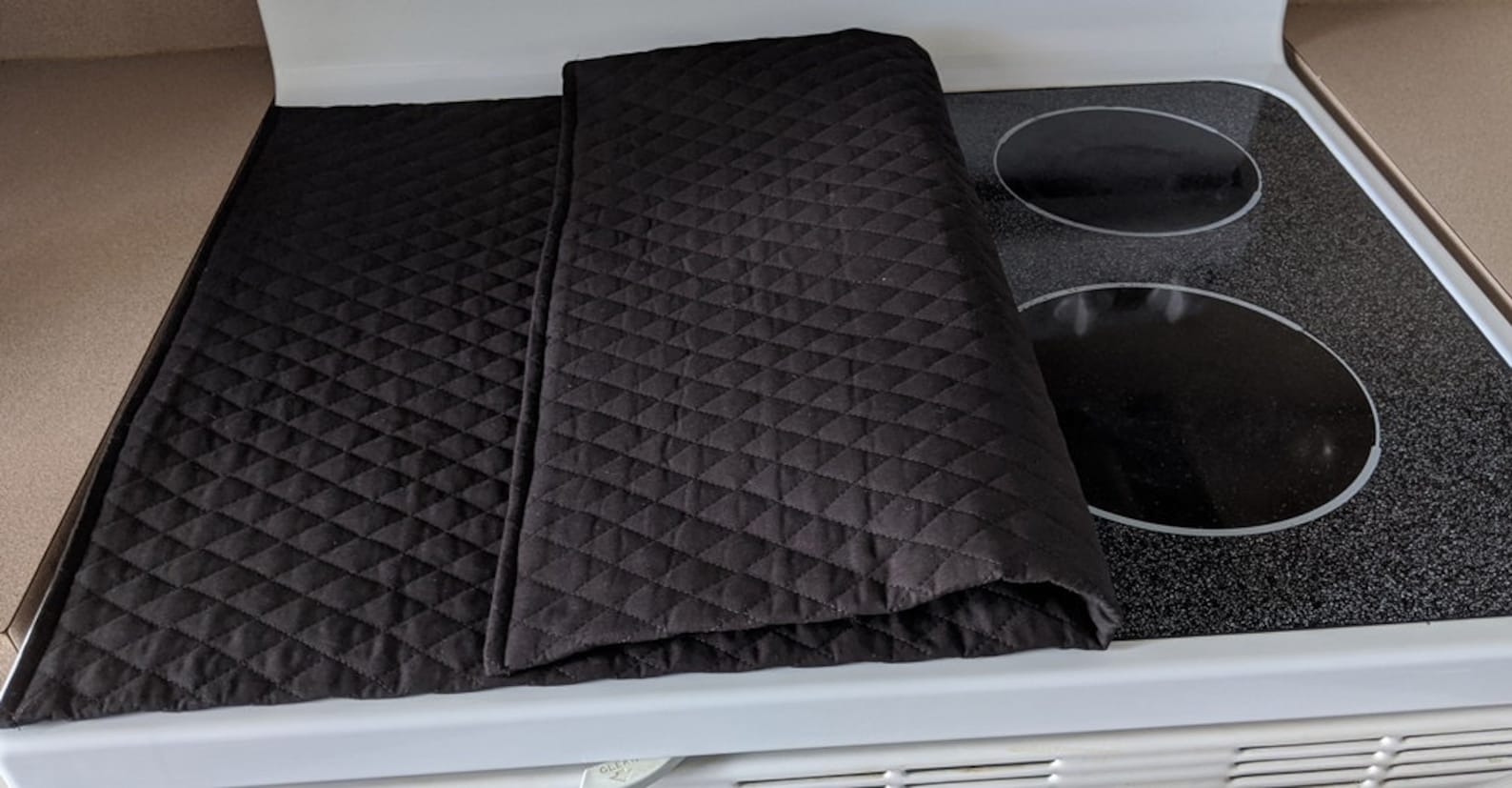 Glass Top Stove Cover and Protector Quilted Material Etsy