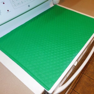 Couvercle de poêle en verre et protecteur Couleur du matériau matelassé - Vert