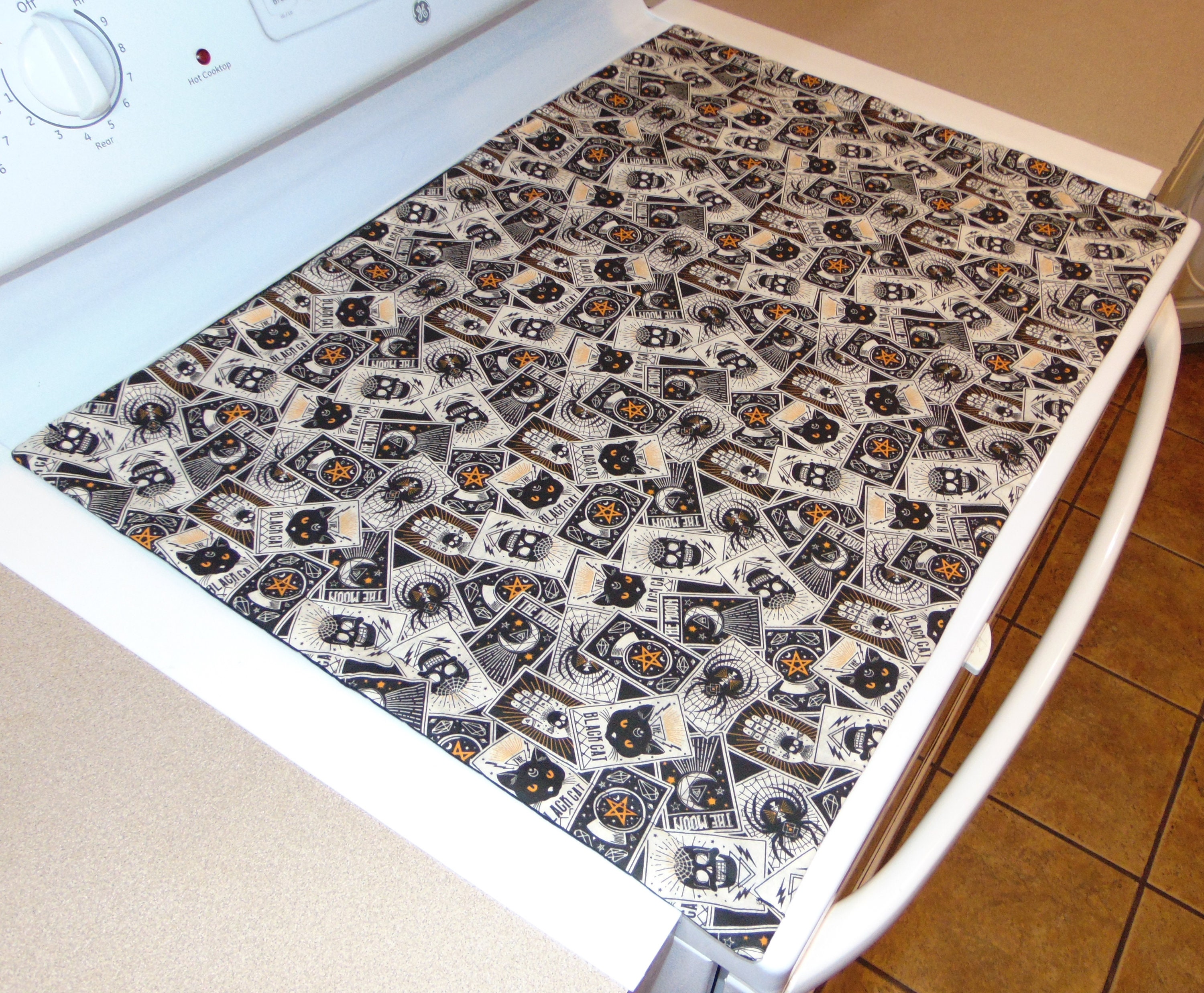 quilted stove top cover