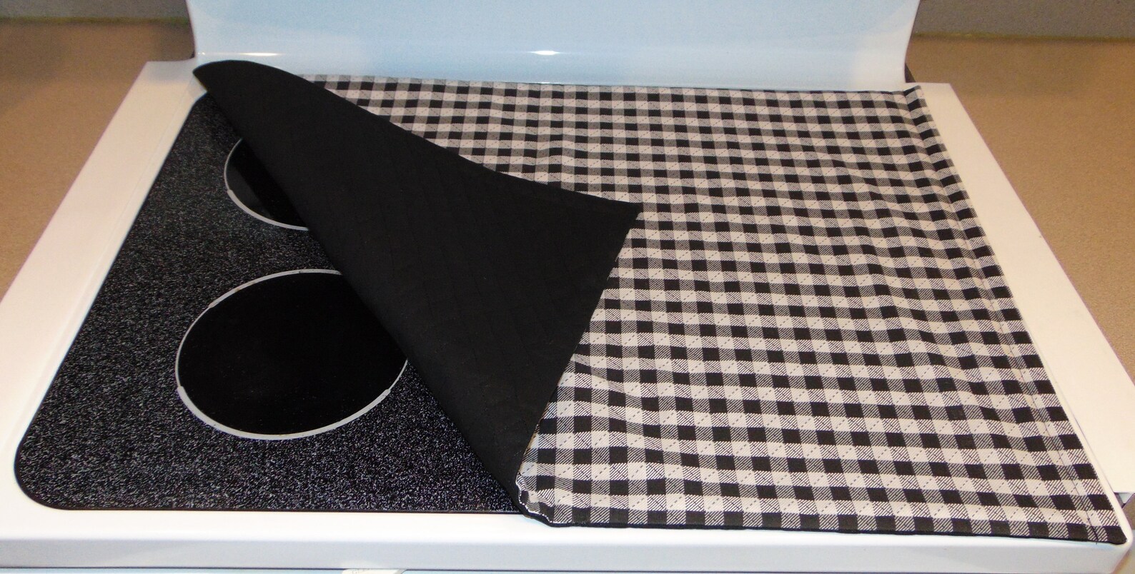 Glass Top Stove Cover and Protector Quilted / Canvas Material Etsy