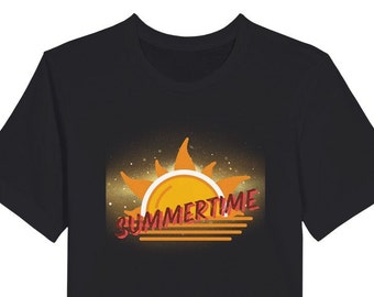 Sun Shirt, Summer Time,Sunset Tshirt,Premium Unisex Crewneck T-shirt, unisex,Bella canvas tee, gift for girlfriend