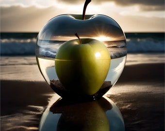 glass apple 2302 x 2952