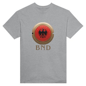 BND Heavyweight Unisex Crewneck T-shirt , 100% cotton High quality T-shirt , Unisex, Tshirt, design T-shirt Sports Grey