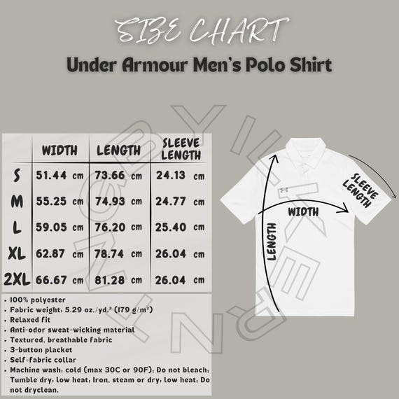 dri fit shirt size guide