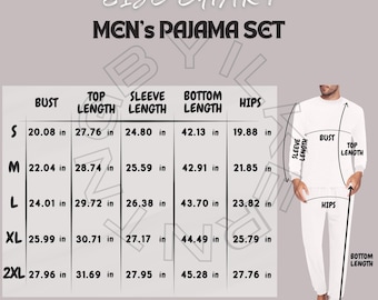 FENTITAIL パジャマ Mサイズ メンズパジャマセット サイズ表 I メンズパジャマセット (AOP) サイズ