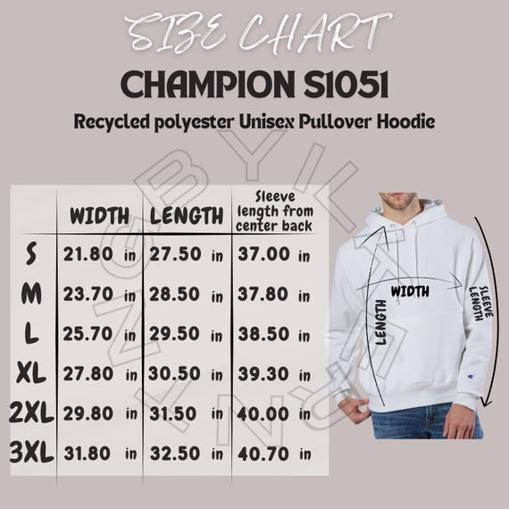 パーカーサイズ表 I Champion S1051 サイズ表 I リサイクル