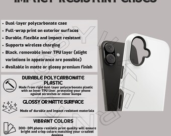 Tabela de tamanhos de capas de telefone | Tabela de tamanhos de capas resistentes a impactos | Modelo de capa de telefone e tabela de tamanhos | Guia de capas resistentes a impactos | Printify