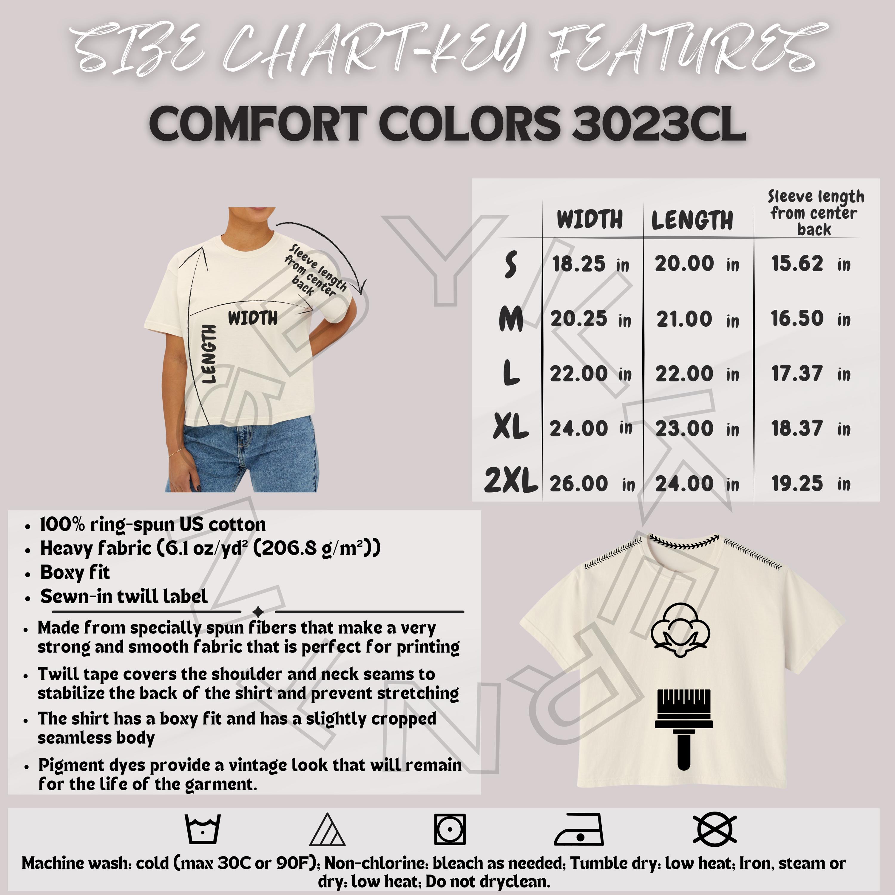 Women's Boxy Tee Key Features | Comfort Colors 3023CL Women's Boxy