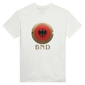 BND Heavyweight Unisex Crewneck T-shirt , 100% cotton High quality T-shirt , Unisex, Tshirt, design T-shirt White