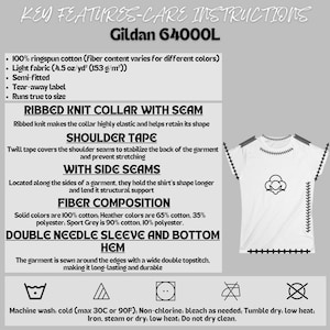Gildan 64000L Features | Product Features Women's Softstyle Tee | Gildan 64000L Care Instructions | Gildan 64000L | T-Shirt  Key Features