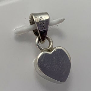 925 sterling silver heart pendant