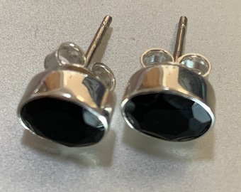 Orecchini in argento sterling con onice degli anni '70 in vendita su Italia