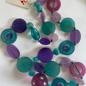 Resin Necklace Polka Luka