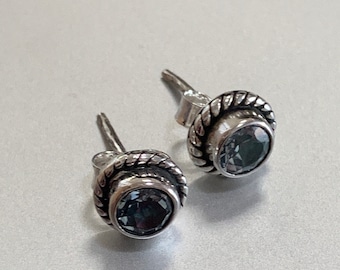 Carolyn Pollack Sterling Silver Round London Blue Topaz  display picture 1