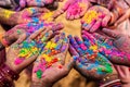 Indian Diwali 10 Pack rangoli colours for floor decorations. Uses in festivals and weddings at entrance of the house.