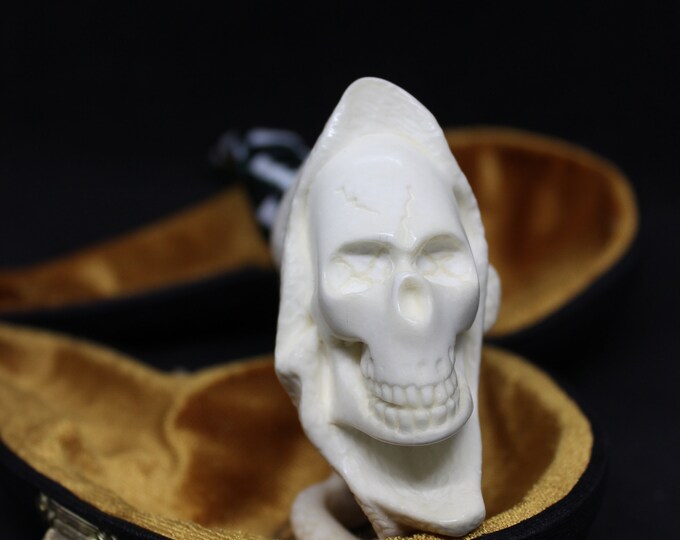 STAR Meerschaum pipes - Block meerschaum Grim Reaper pipe