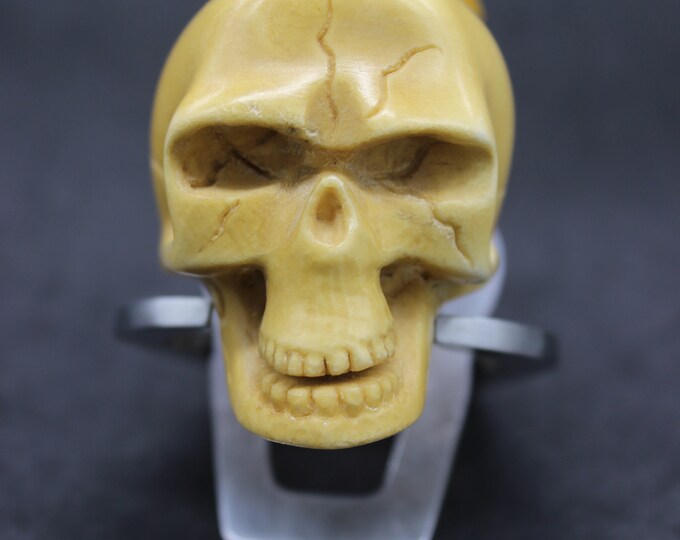 STAR Meerschaum pipes - Block meerschaum skull pipe