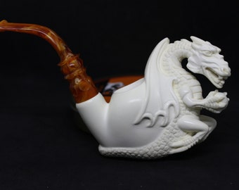 STAR Meerschaum pipes block meerschaum Dragon pipe