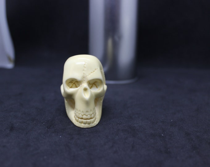 STAR Meerschaum pipes POPEYE style steel stem block meerschaum SKULL pipe