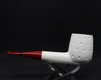 STAR meerschaum pipes - Billiard model block meerschaum smooth pipe