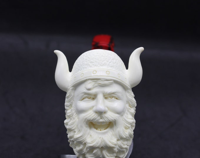 STAR Meerschaum pipes block meerschaum Eric the Red  Viking pipe