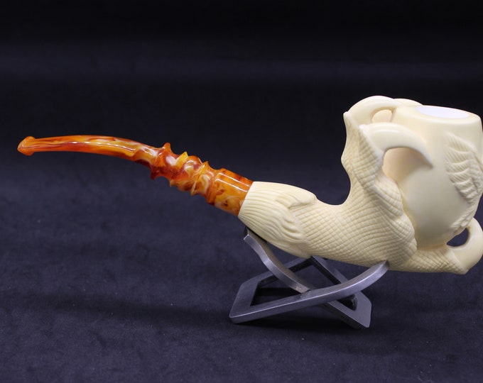 STAR Meerschaum pipes - Realistic Eagle claw block meerschaum pipe