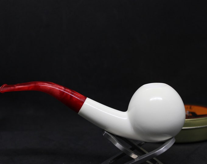 STAR MEERSCHAUM Pipes - Block meerschaum special bent shape pipe