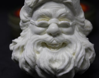 STAR Meerschaum pipes -Block Meerschaum Santa pipe with glasses