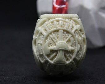 STAR Meerschaum pipes -Block meerschaum Fire Fighter pipe