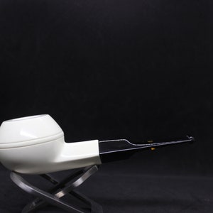 STAR MEERSCHAUM Pipes - Smooth Squat bulldog block meerschaum pipe
