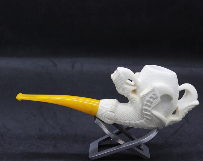 STAR Meerschaum pipes -Antic Vienna style  Eagle claw block meerschaum pipe