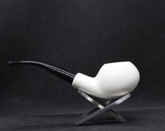 STAR MEERSCHAUM Pipes - Block meerschaum Squat Tomato Pipe
