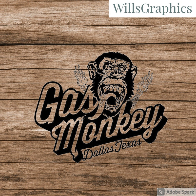 Gas Monkey svg png Gas monkey garage svg for guys mens | Etsy