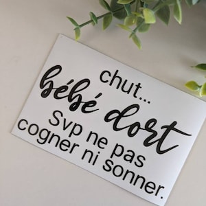 Affiche Magnetique Ne Pas Sonner Teletravail Etsy Canada