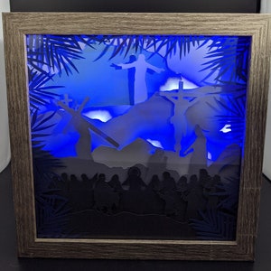 Ressurreição Light Up Shadowbox