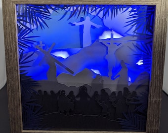 Resurrection Light Up Shadowbox