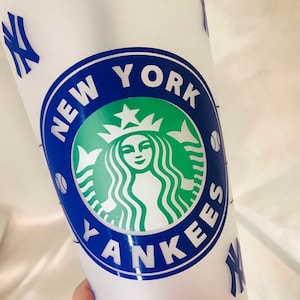 New York Yankee Starbucks cup