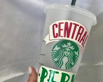 Friends Theme Starbucks Tumbler, Central Perk customize