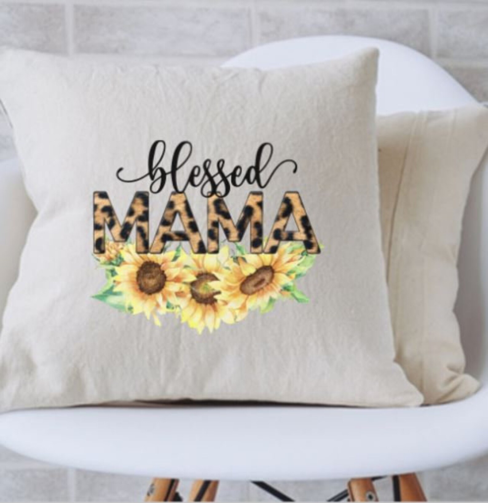 Blessed Mama Throw Pillow Mother's Day Gift for Mom Etsy