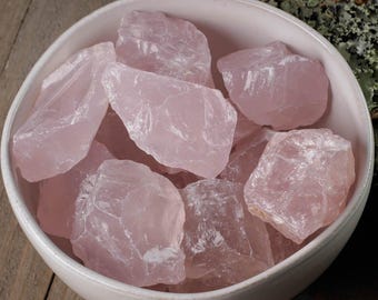 Raw ROSE QUARTZ Stones  :  XXS-M Genuine Pink Love Crystals, Meditation, Rock Collecting, E1445