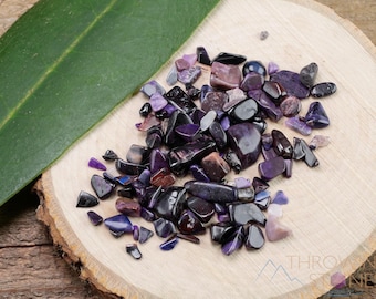 SUGILIT mit MANGAN, Chip, getrommelte Kristalle - Edelsteine, Schmuckherstellung, Edelsteine, Heilsteine und Kristalle, E1235