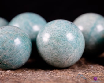 AMAZONITE Crystal Ball - Round Gemstone, Genuine Crystal Sphere, Home Decor, E2030