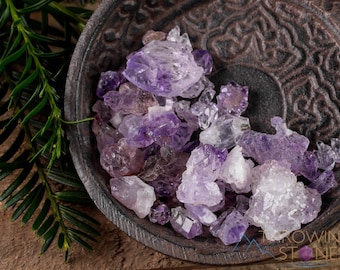 AMETHYST QUARTZ Crystals - 10-30g – Birthstone Crystals, Jewelry Making, Crystal Healing, Amethyst Crystals, E0006