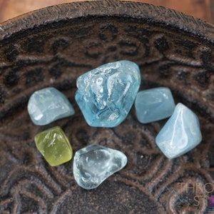 AQUAMARINE Raw Crystals - Wire Wrap, Birthstone Crystals, Crystal Healing, Jewelry Making, E1736