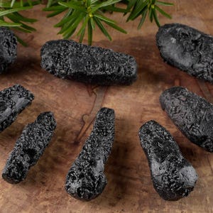 TEKTITE Black Raw Crystal - Metaphysical, Meteorite, Unique Gift, Tektite Crystals, E0377