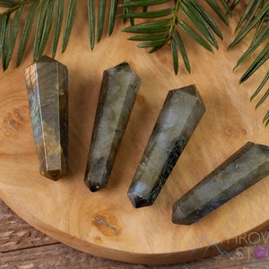 LABRADORITE Crystal Point - Mini - Crystals Healing, Home Decor, Crystal Grid, Labradorite Point - E1395