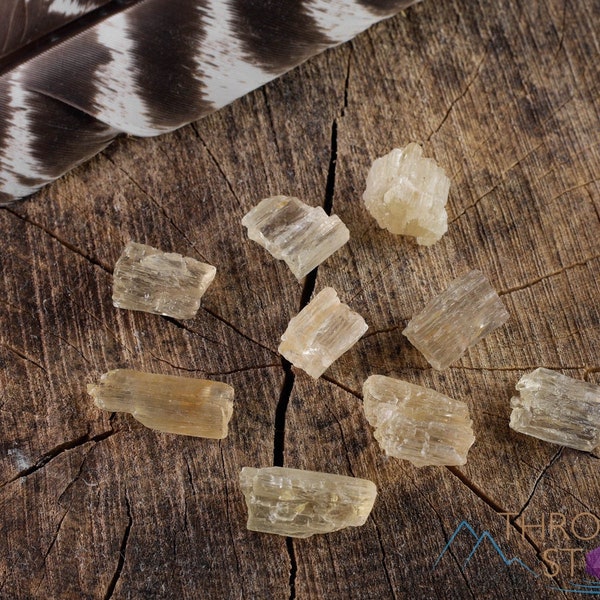 YELLOW SCAPOLITE Raw Crystals - Loose Gemstones, Jewelry Making, Crystal Grid, Scapolite Crystals, E0695