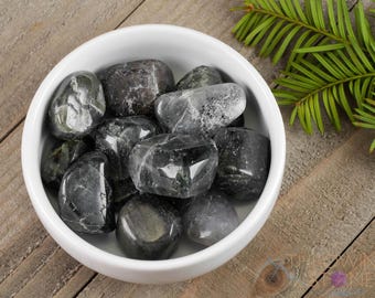 HIMALAYAN QUARTZ Green Tumbled Crystals - Healing Crystals and Stones, Crystal Grid, Metaphysical Crystals, Meditation Stones - E1029
